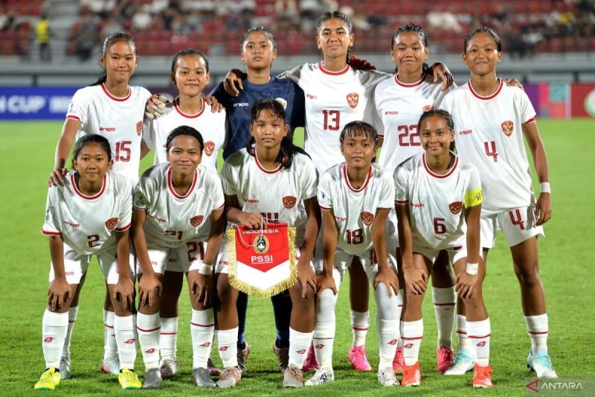 Indonesia Masuk Grup C Kualifikasi Piala Asia U-17 Putri 2026